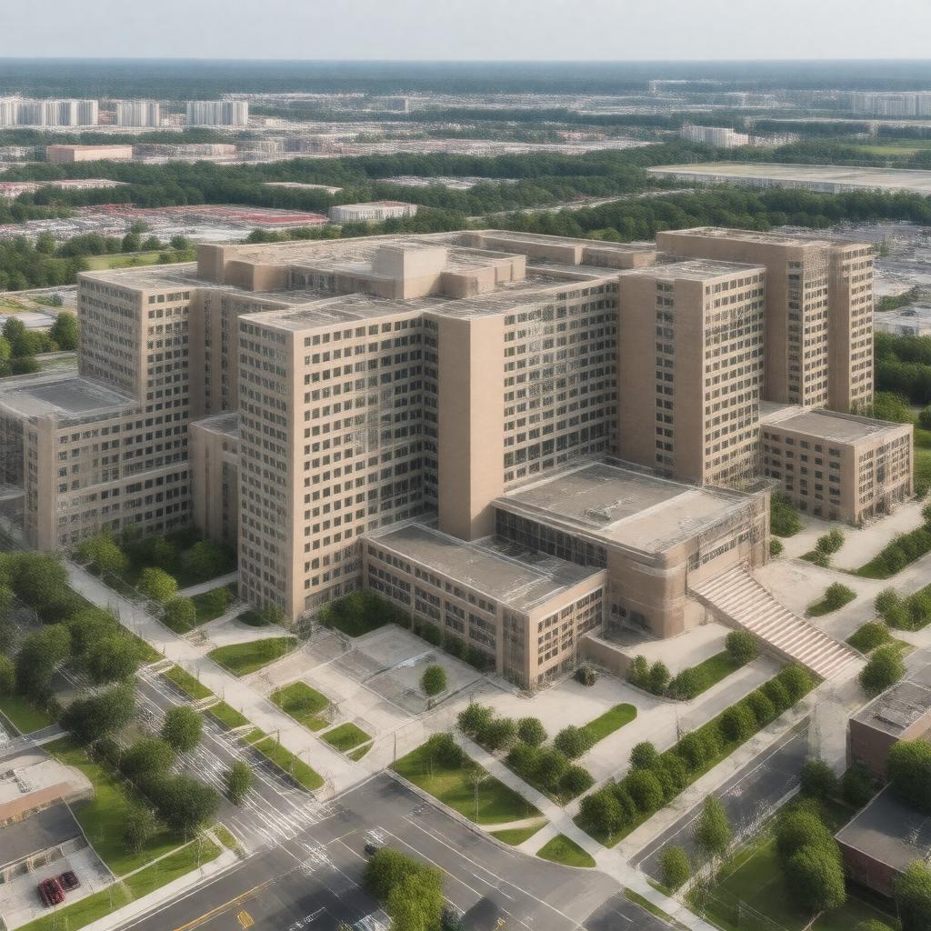 AI-created image of University Hospital