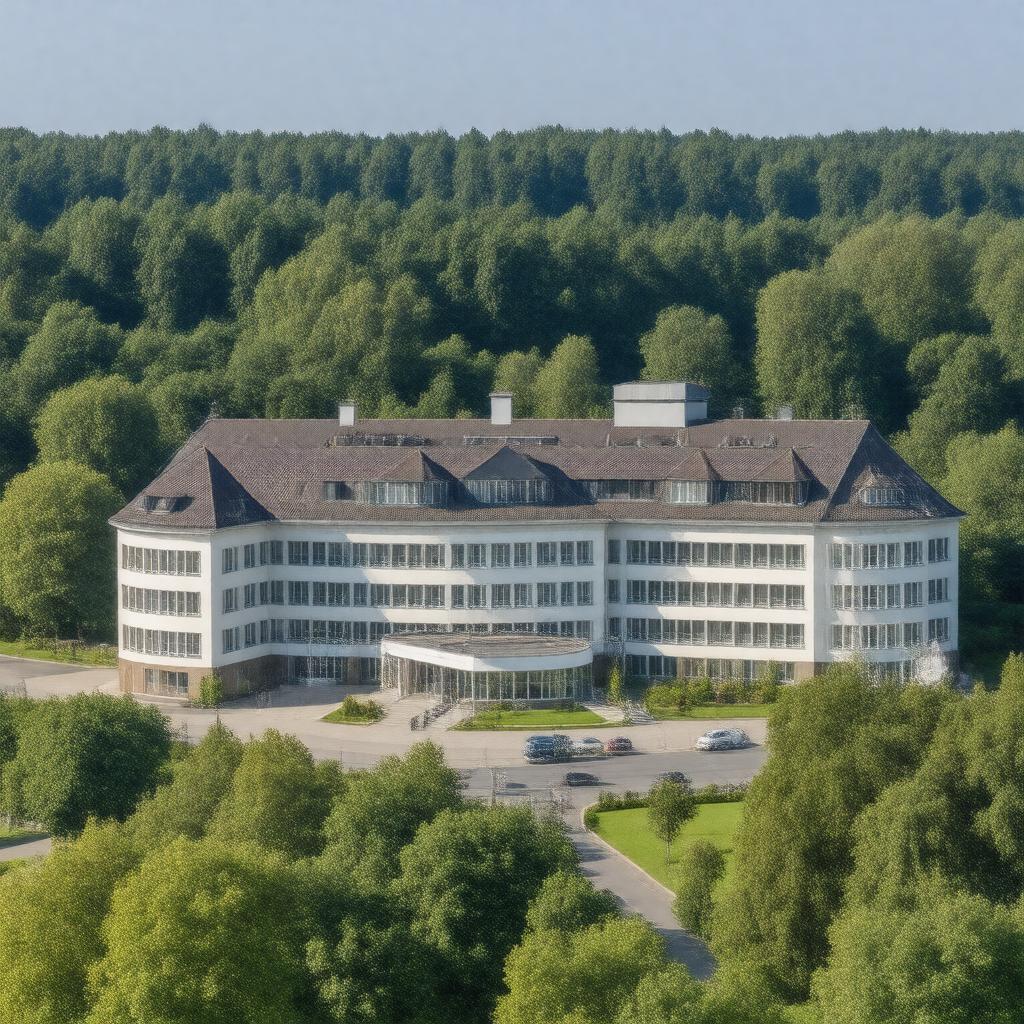 AI-created image of University Hospital Tübingen