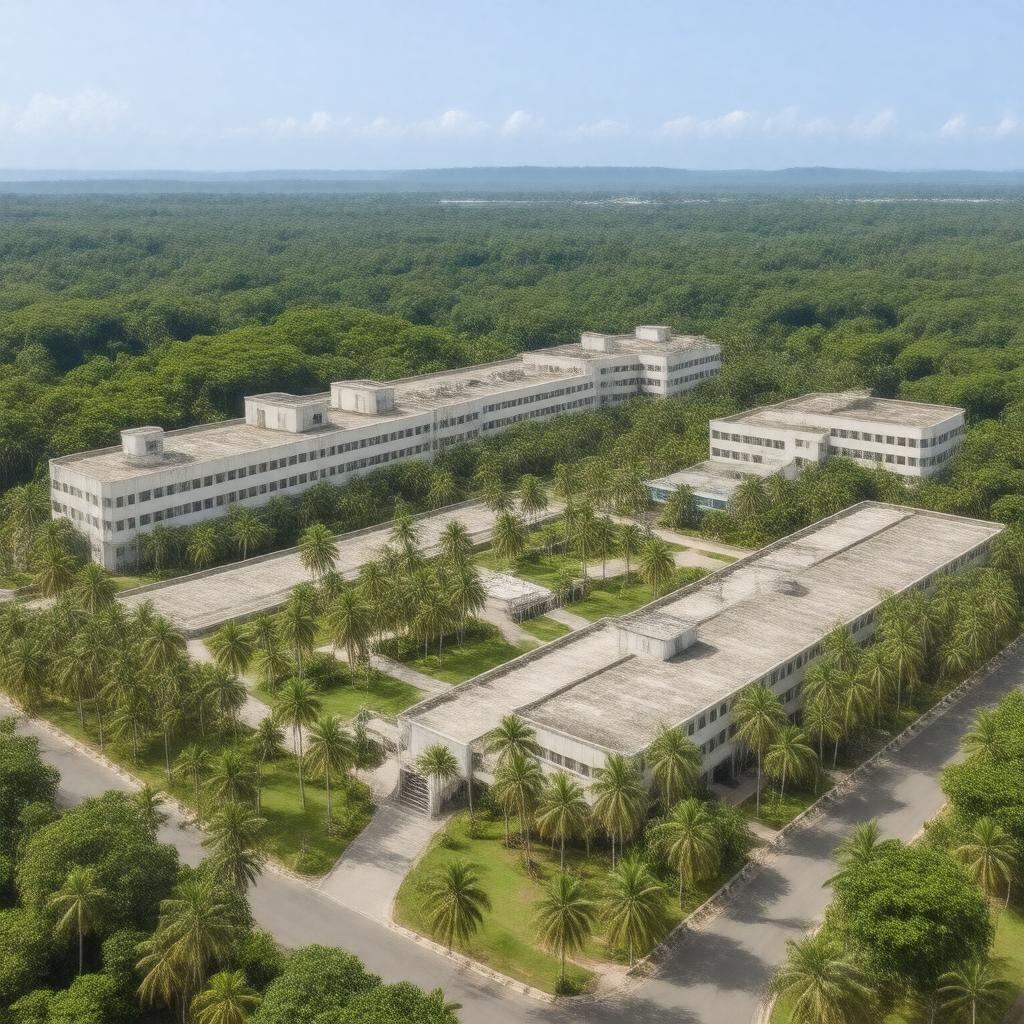 AI-created image of University Hospital of the West Indies