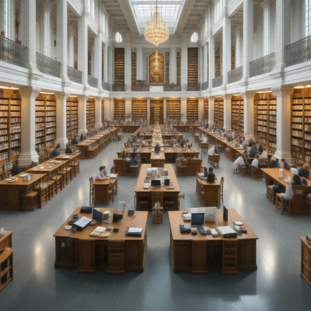 Click to view larger image AI-created image of University Libraries