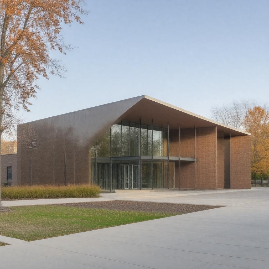 Click to view larger image AI-created image of University Museum of Contemporary Art