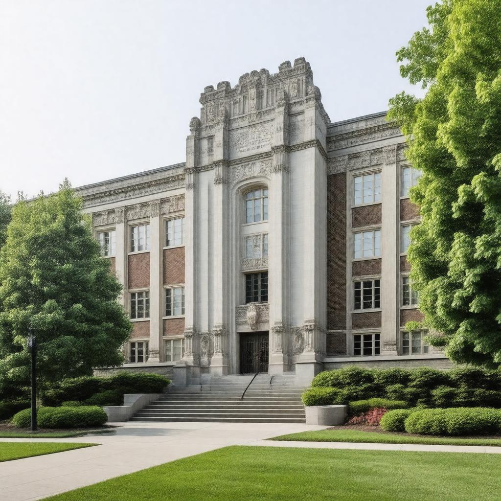 AI-created image of University at Buffalo Libraries