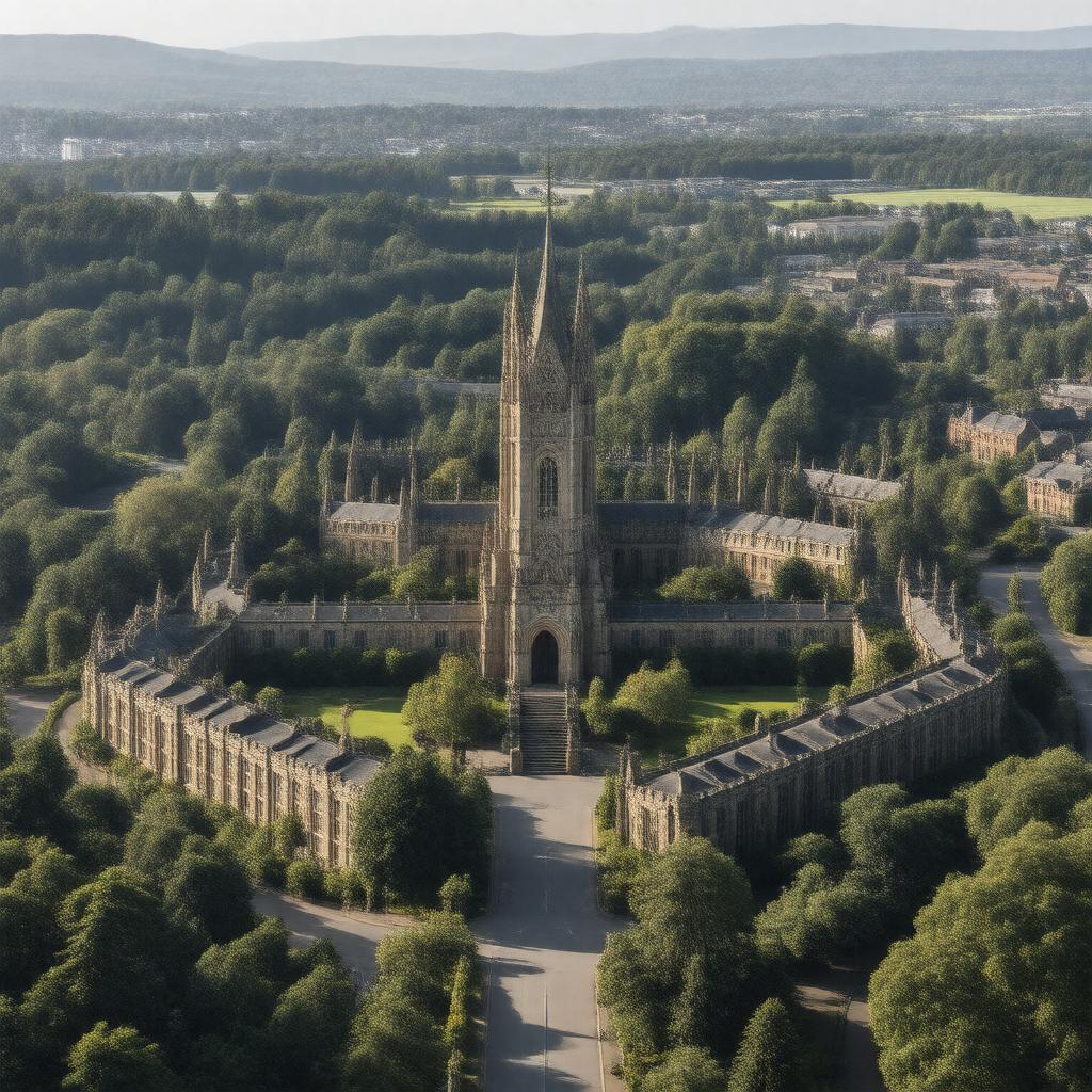 AI-created image of University of Aberdeen