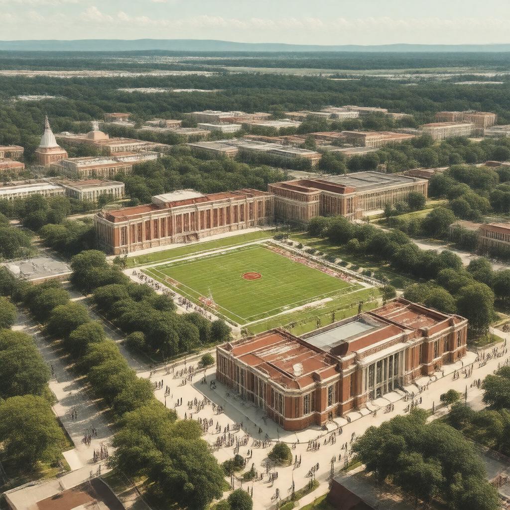 AI-created image of University of Alabama