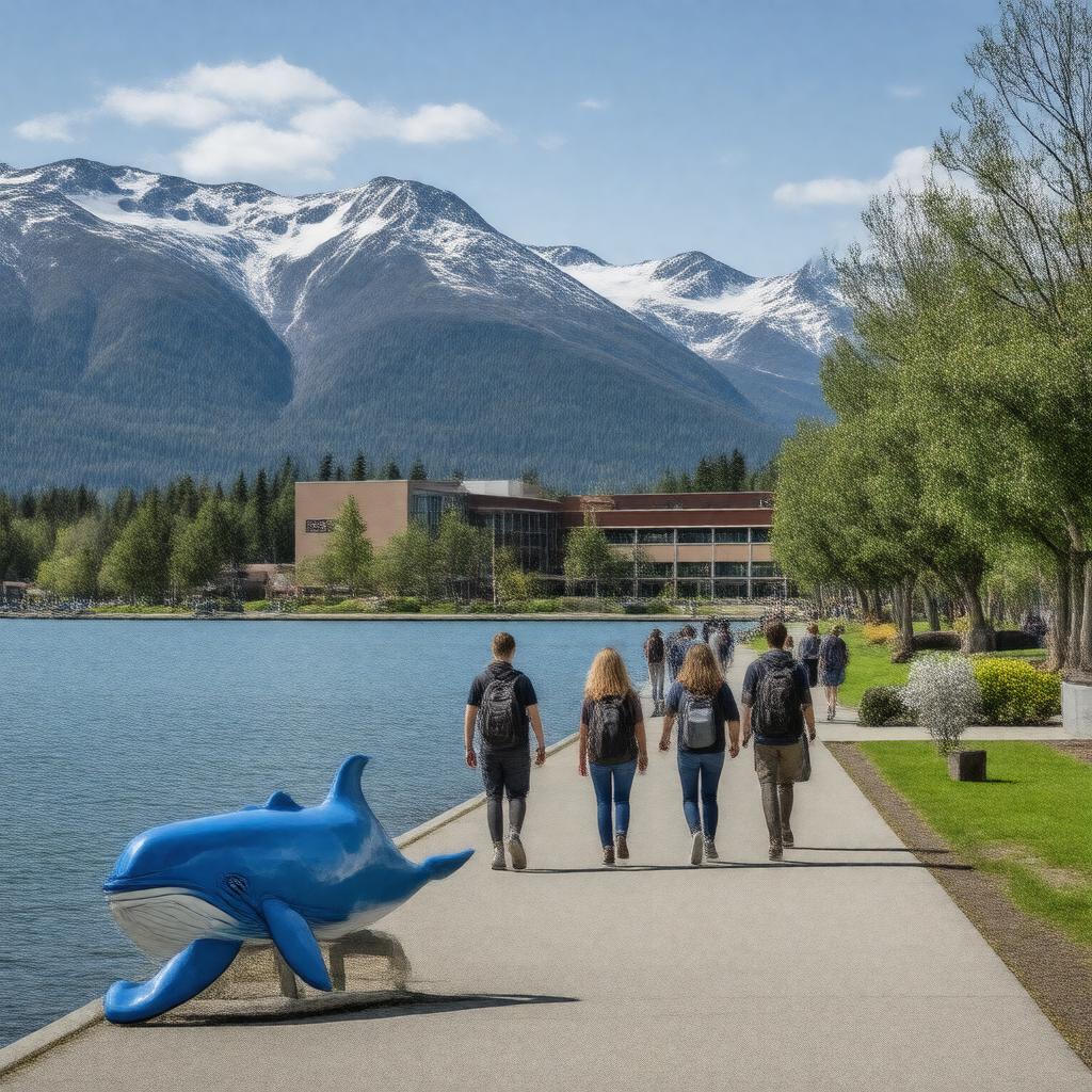 Click to view larger image AI-created image of University of Alaska Southeast