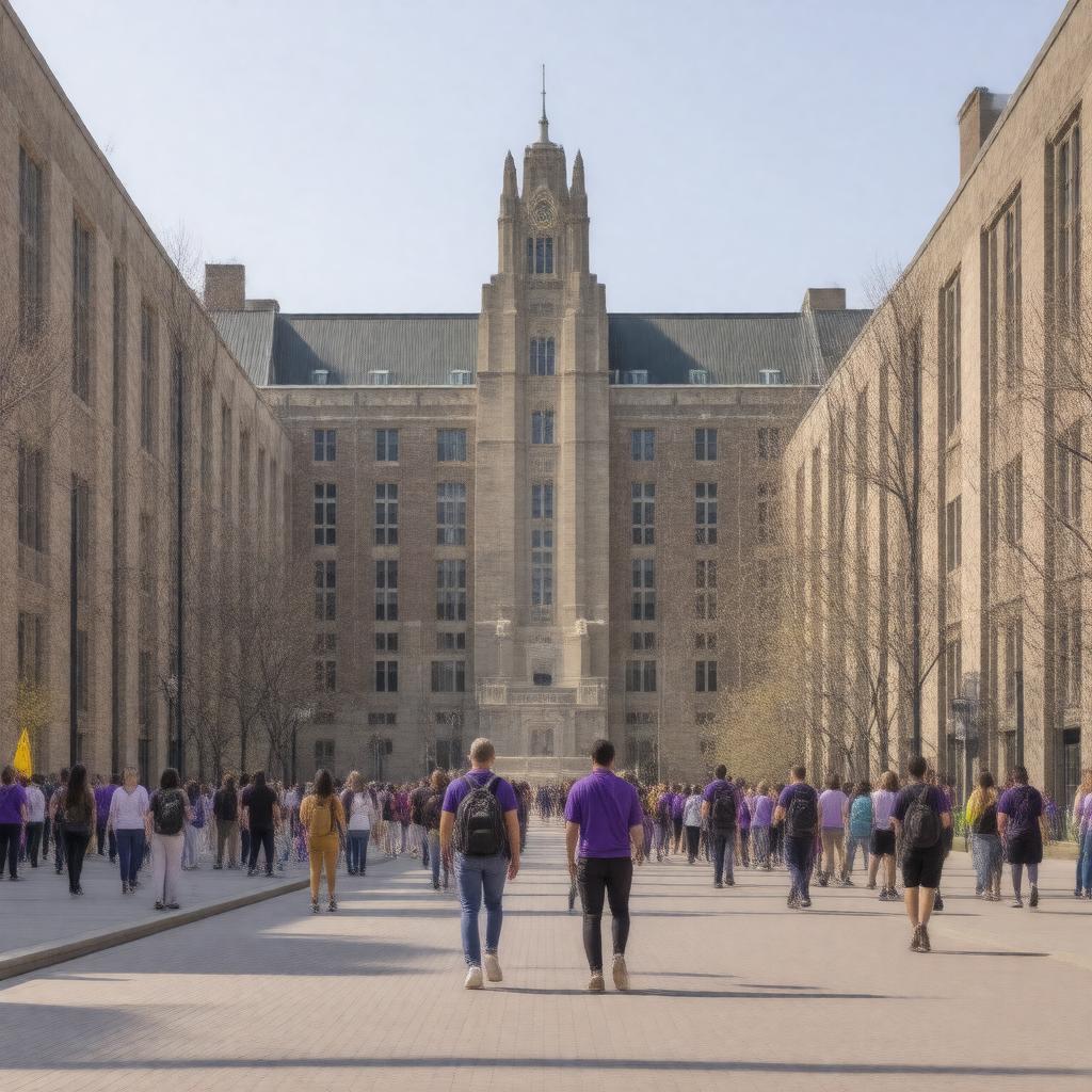 AI-created image of University of Albany