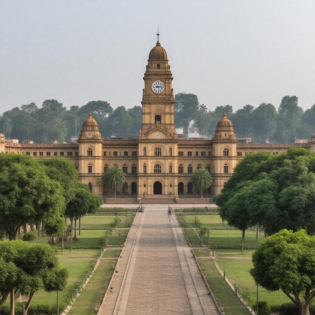 AI-created image of University of Allahabad