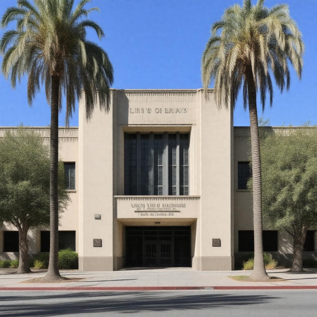 Click to view larger image AI-created image of University of Arizona Main Library