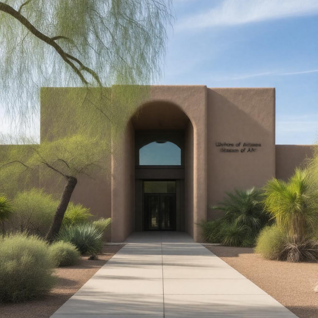 Click to view larger image AI-created image of University of Arizona Museum of Art