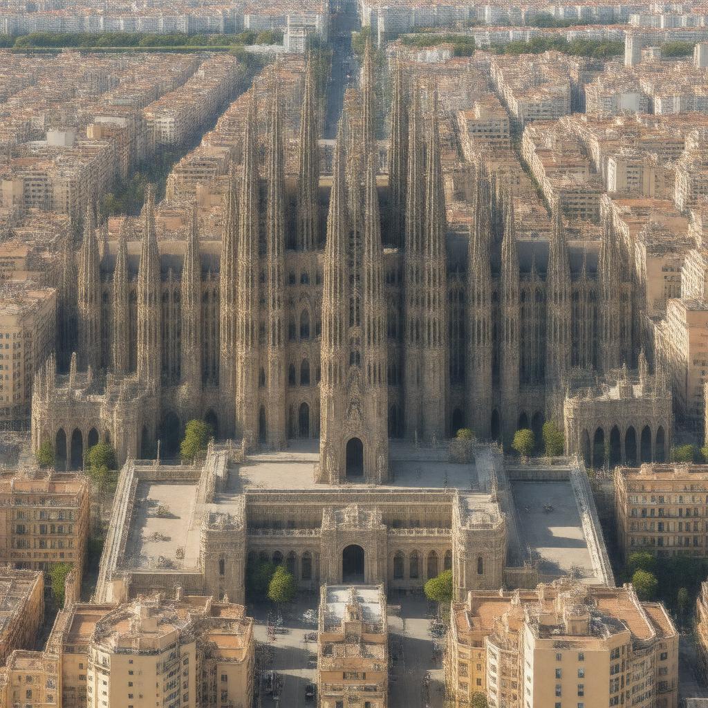 AI-created image of University of Barcelona