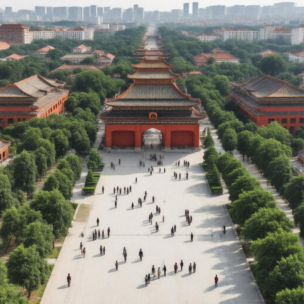 AI-created image of University of Beijing