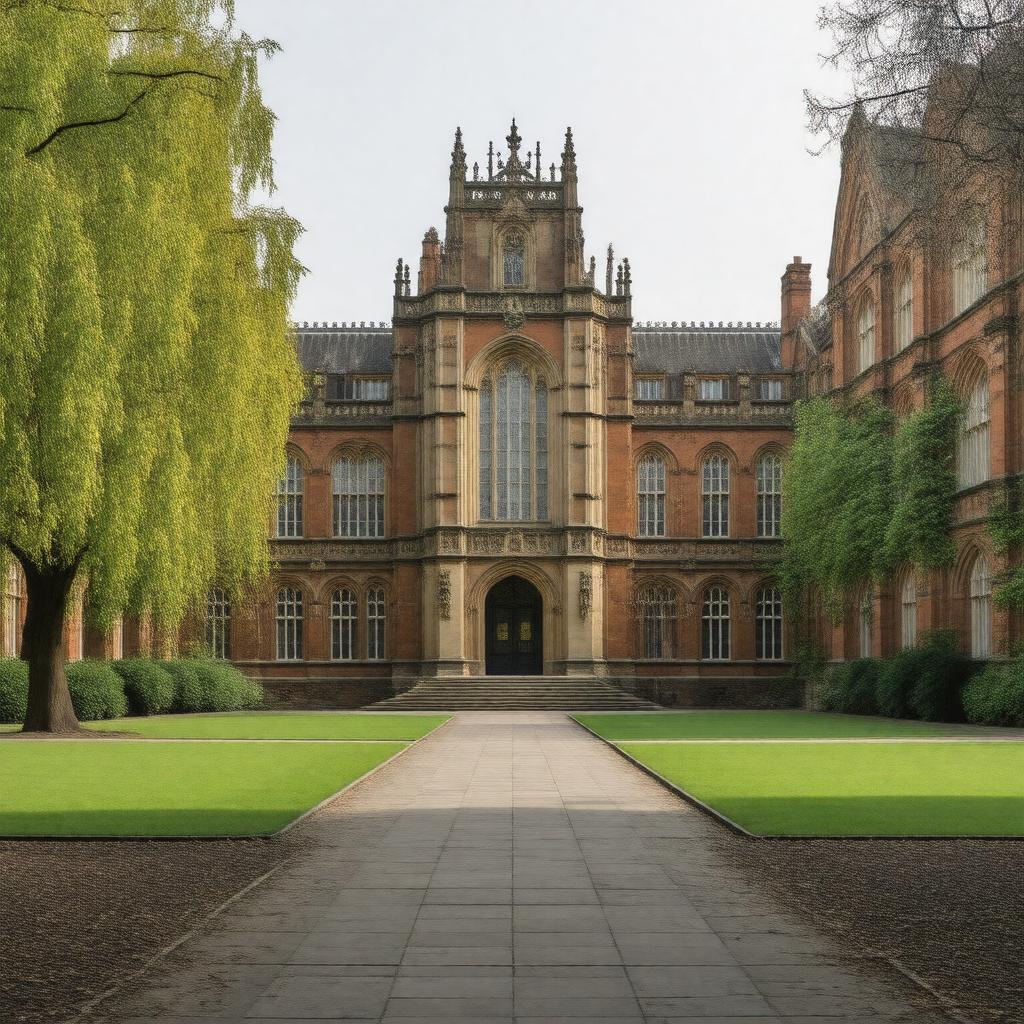 AI-created image of University of Birmingham buildings