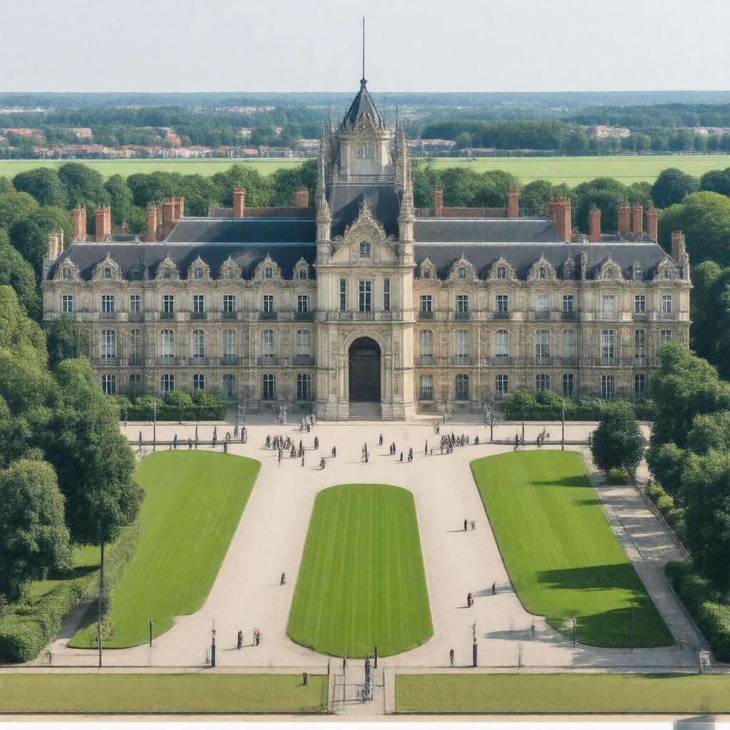 AI-created image of University of Bordeaux