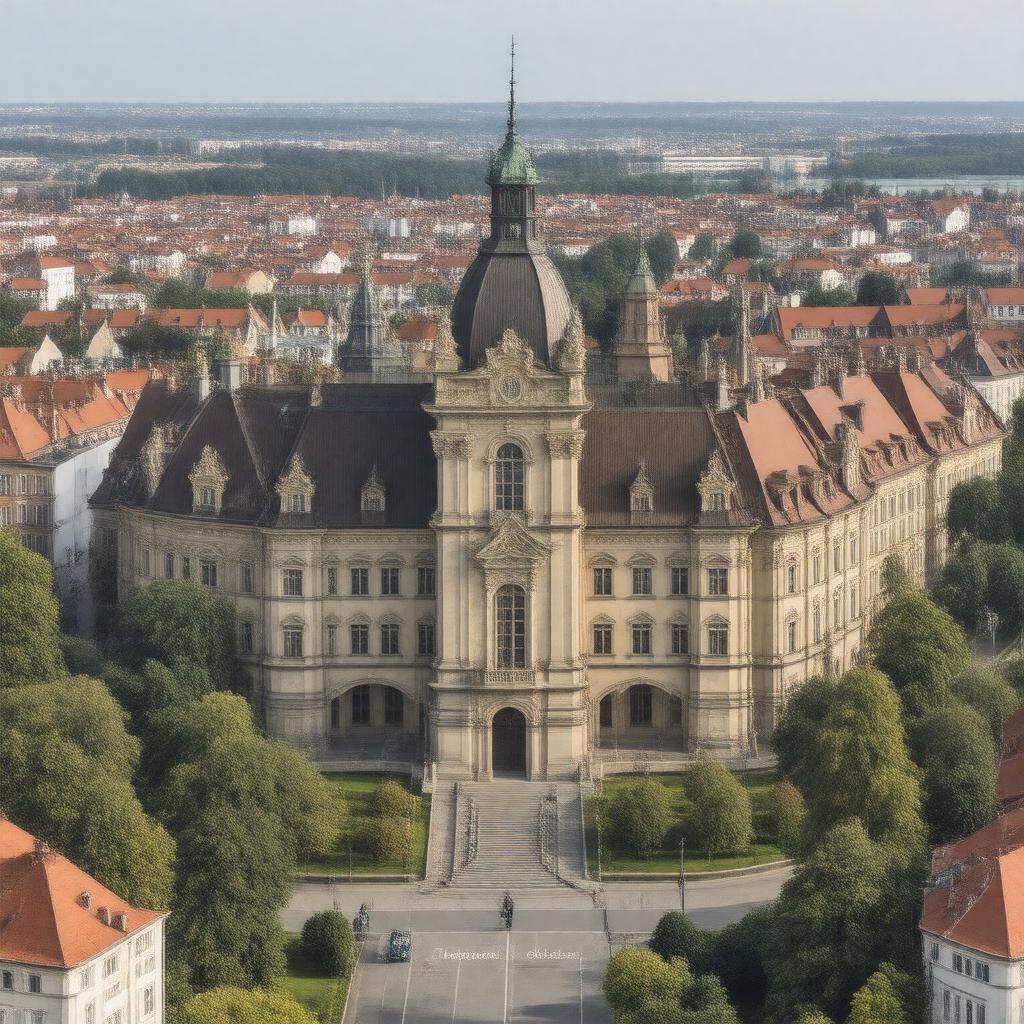 AI-created image of University of Breslau