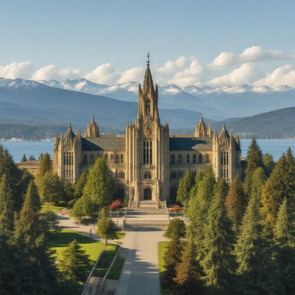 AI-created image of University of British Columbia