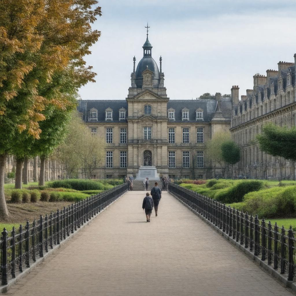 AI-created image of University of Caen Normandy