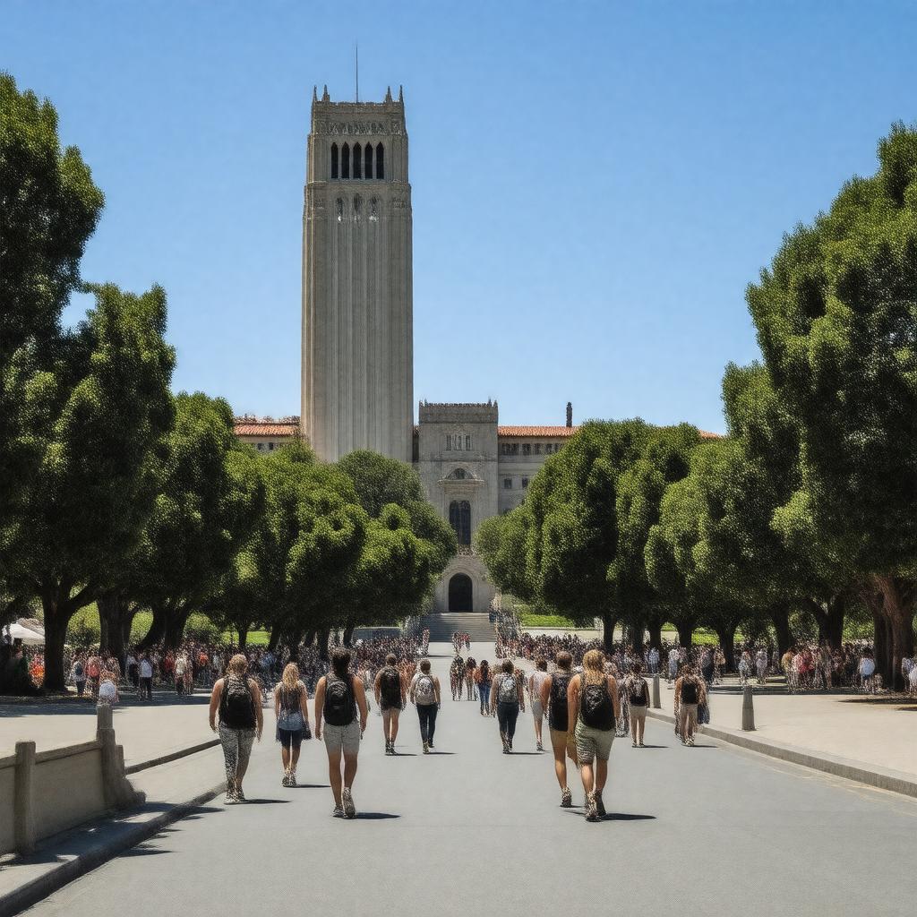 Click to view larger image AI-created image of University of California, Berkeley, CA 94720