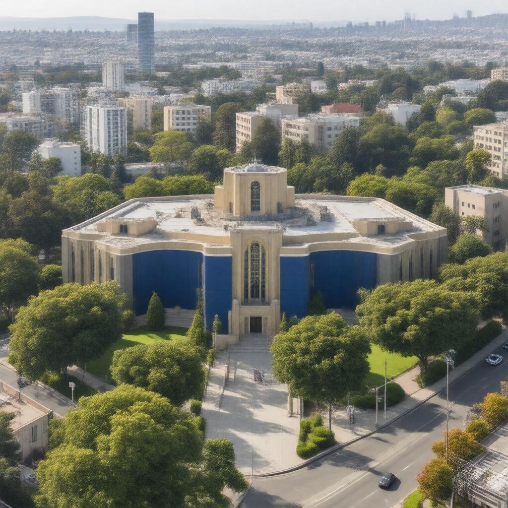 Click to view larger image AI-created image of University of California College of the Law, San Francisco