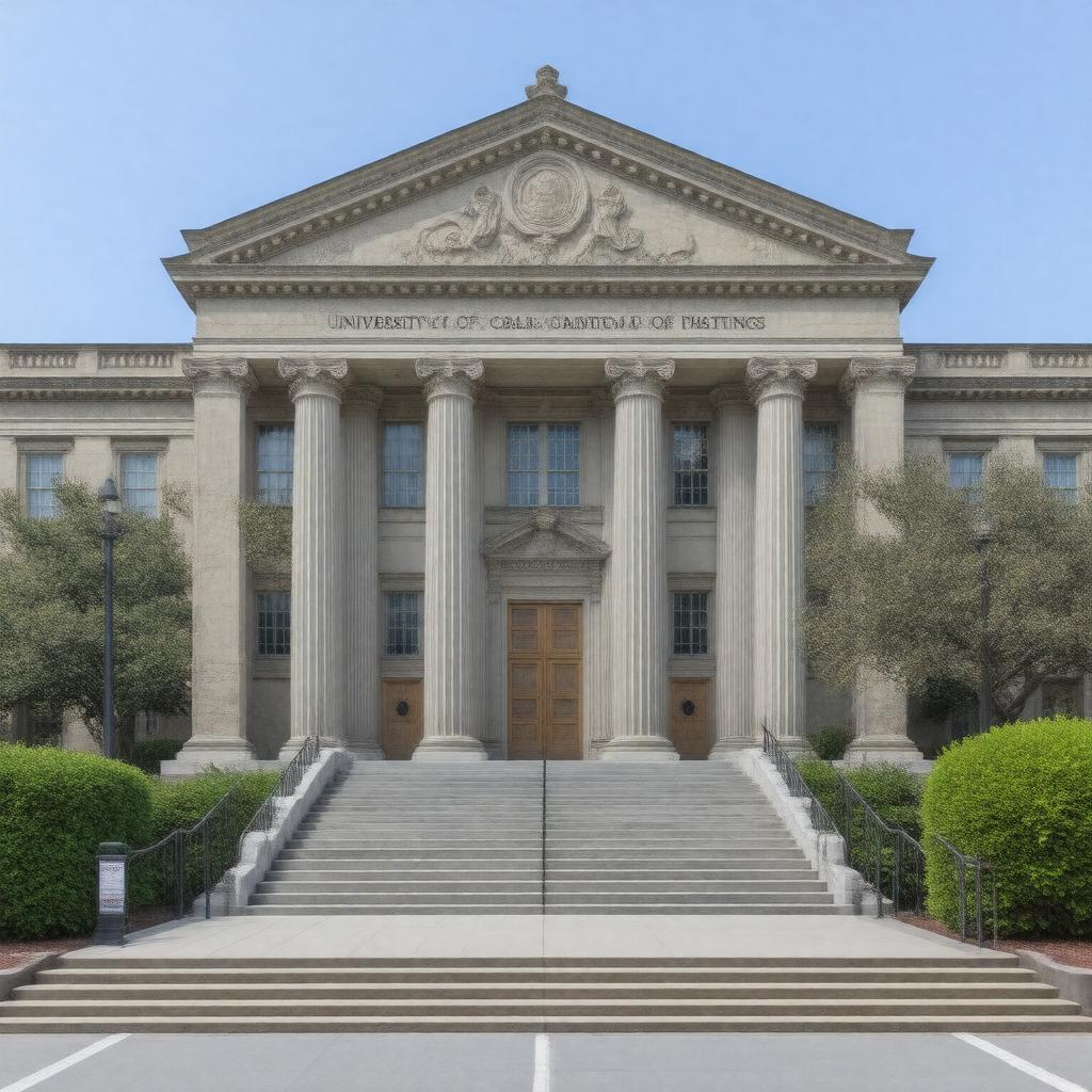 Click to view larger image AI-created image of University of California, Hastings College of the Law