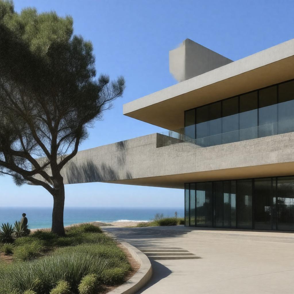 Click to view larger image AI-created image of University of California, San Diego School of Global Policy and Strategy