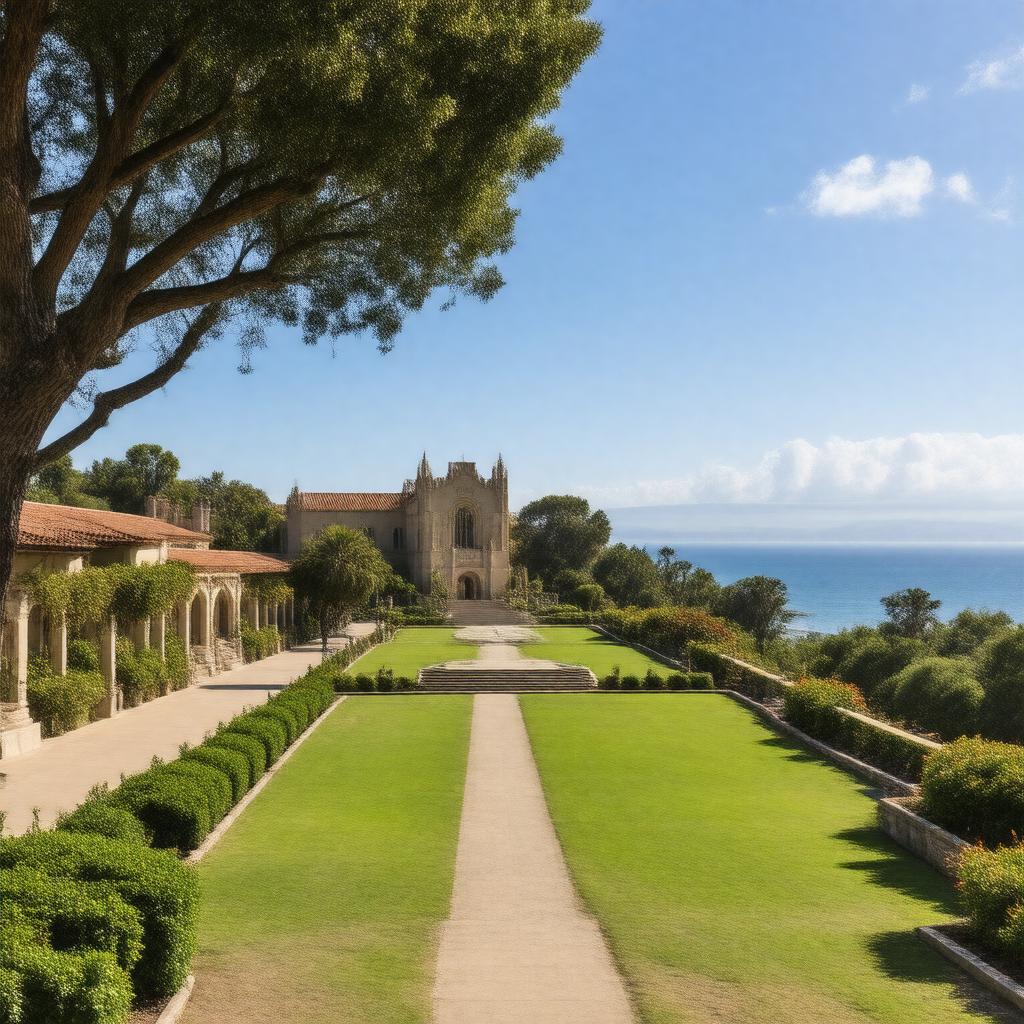 Click to view larger image AI-created image of University of California, Santa Barbara