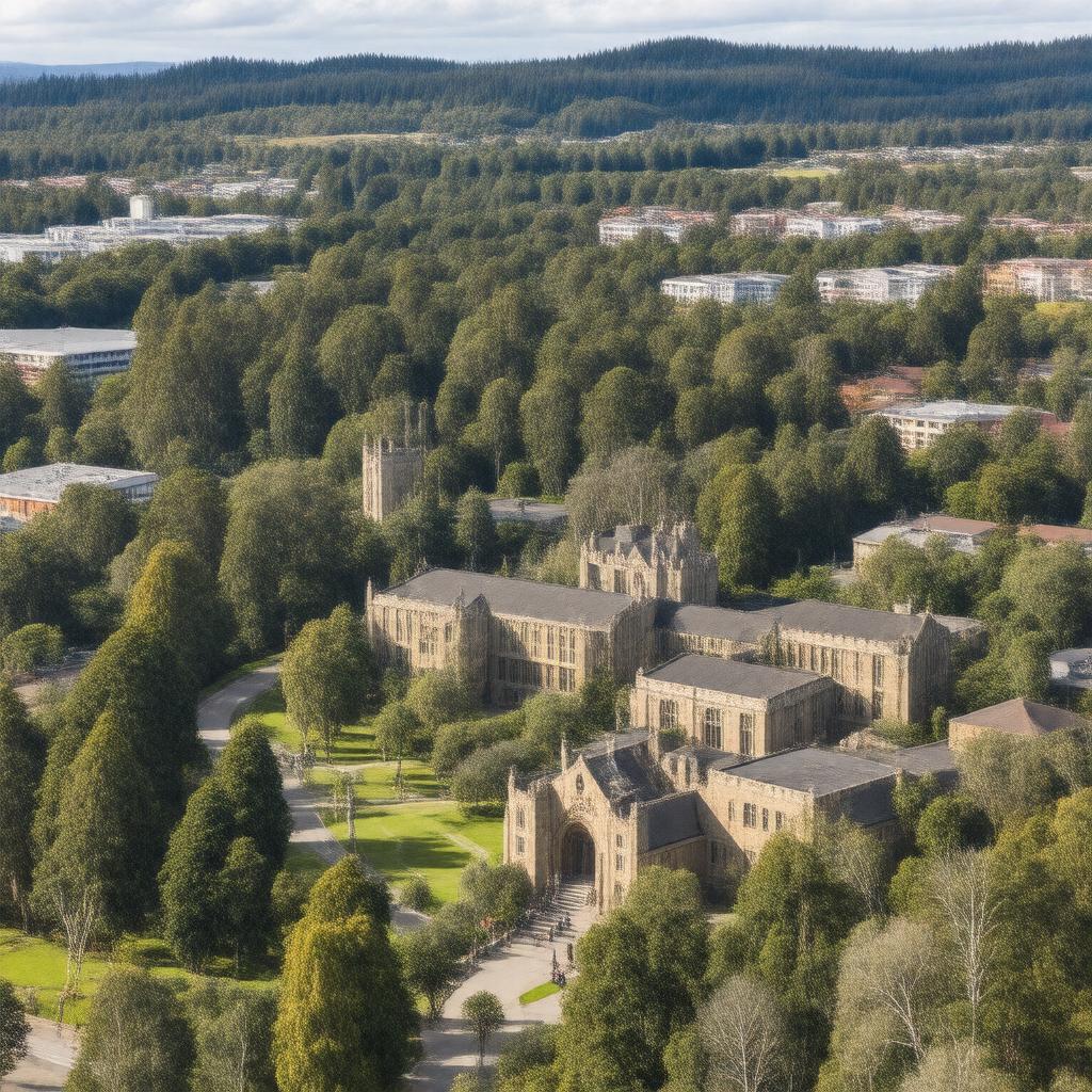 AI-created image of University of Canterbury