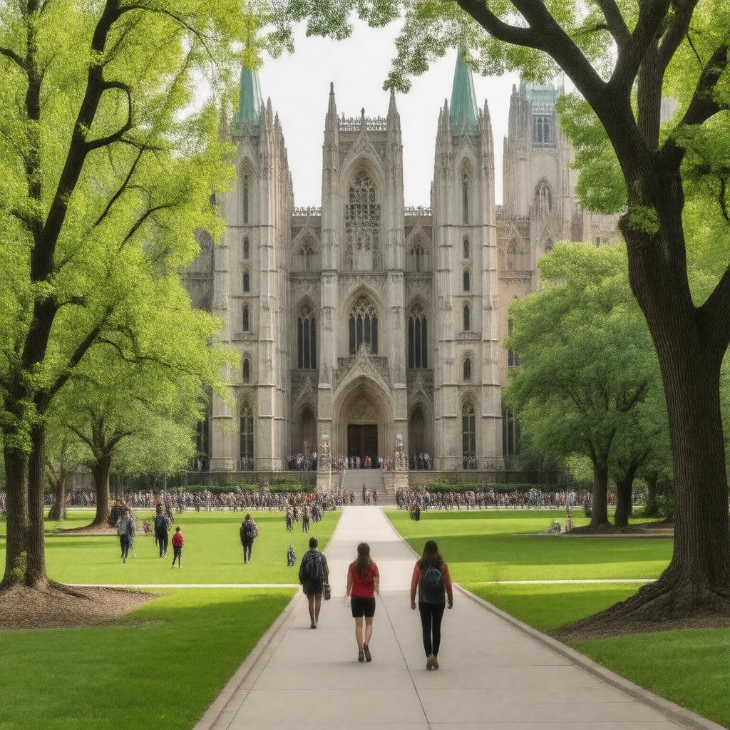 AI-created image of University of Chicago
