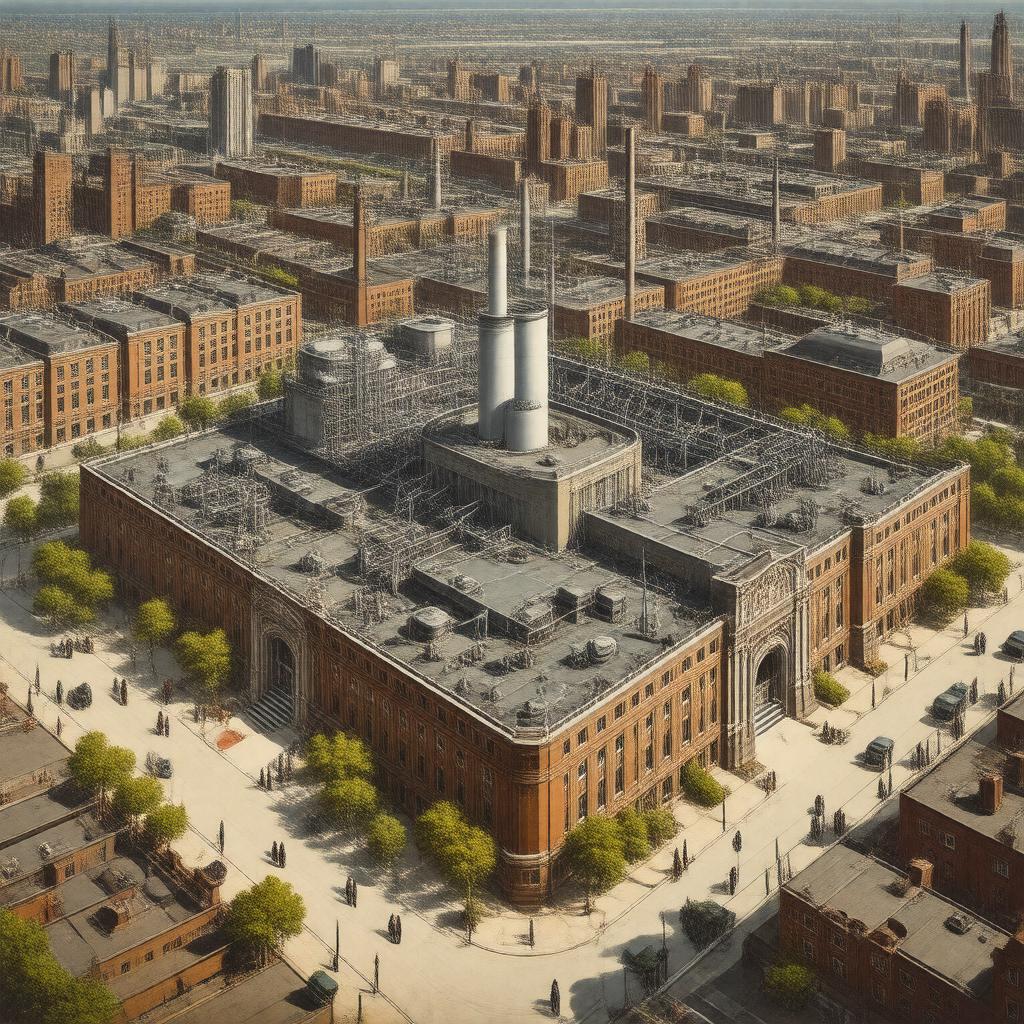 AI-created image of University of Chicago Metallurgical Laboratory
