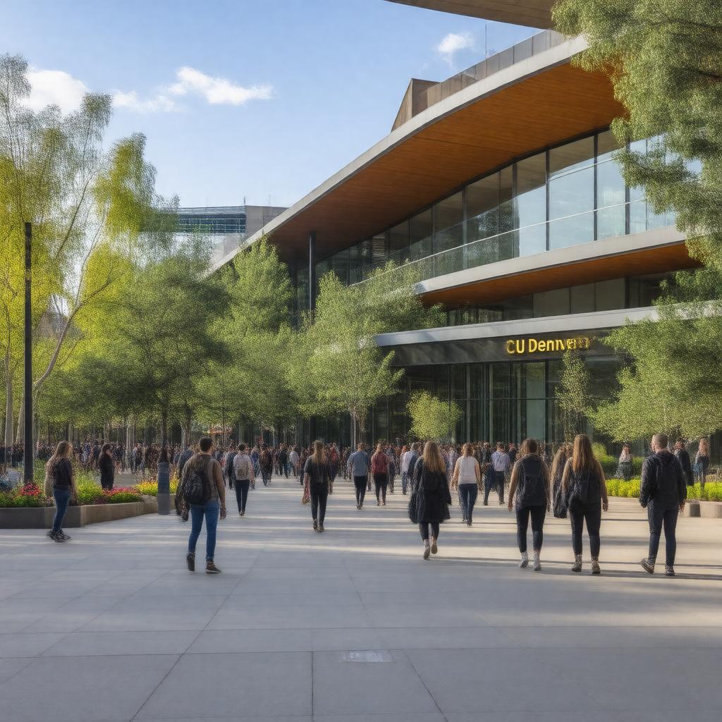 AI-created image of University of Colorado Denver