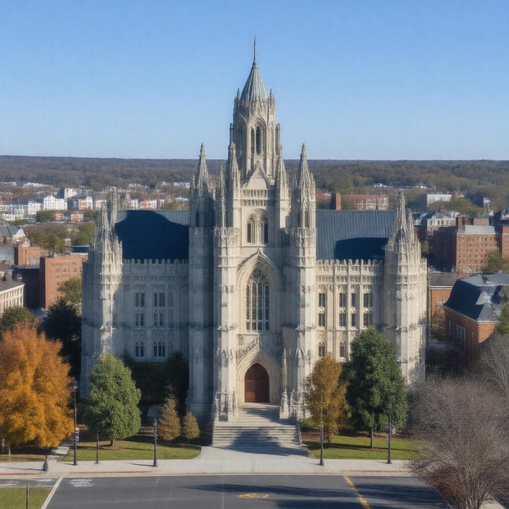 AI-created image of University of Connecticut School of Law