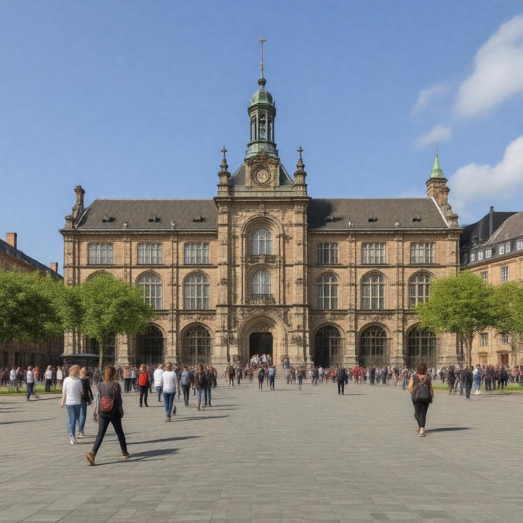 AI-created image of University of Copenhagen