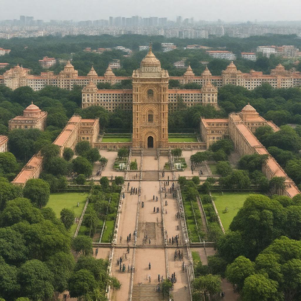 AI-created image of University of Delhi