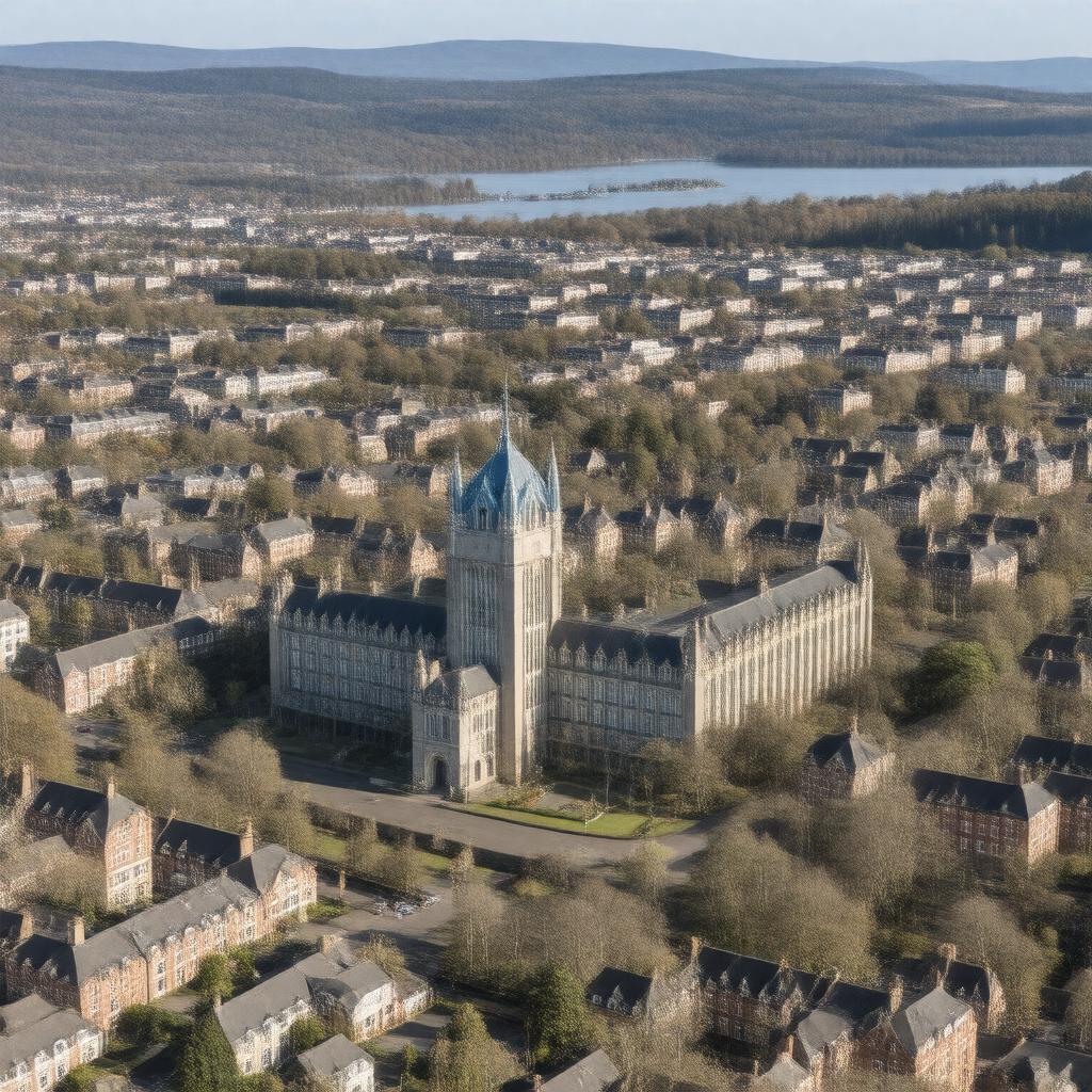 AI-created image of University of Dundee