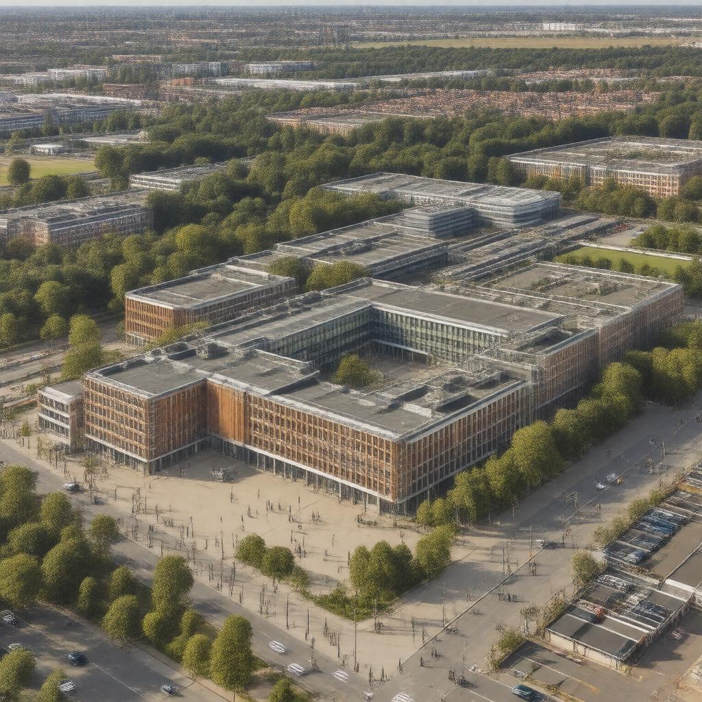 AI-created image of University of East London Stratford Campus
