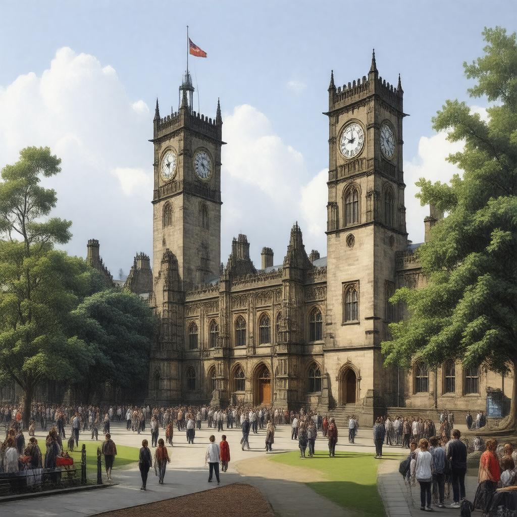 AI-created image of University of Edinburgh