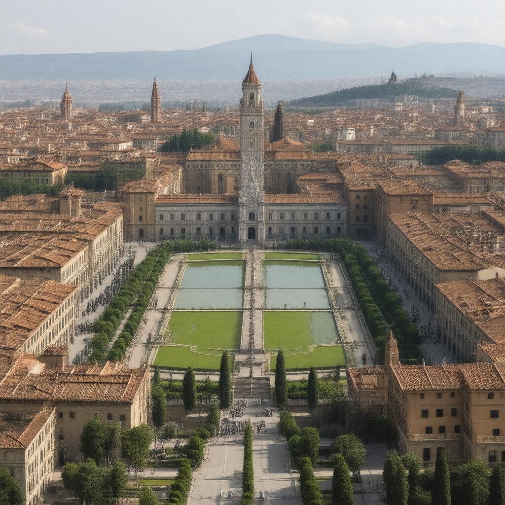 AI-created image of University of Florence