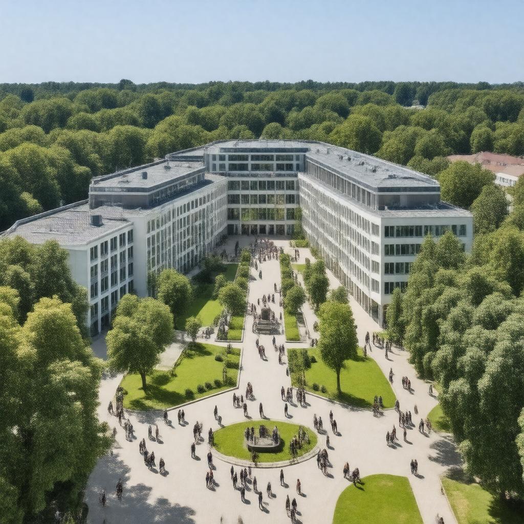 AI-created image of University of Frankfurt