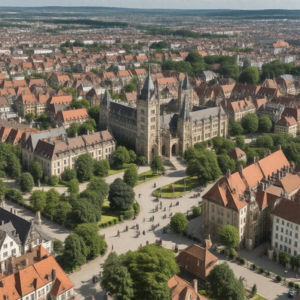 AI-created image of University of Göttingen