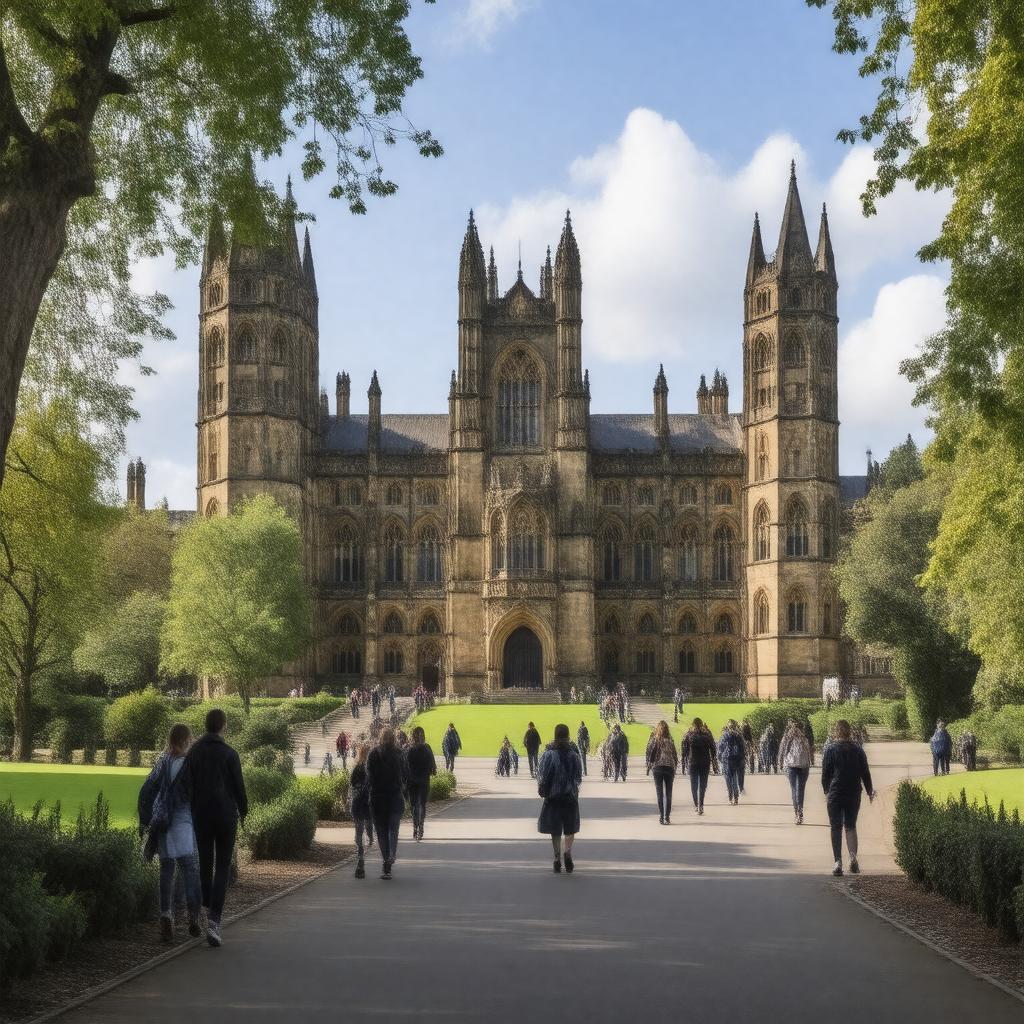 AI-created image of University of Glasgow
