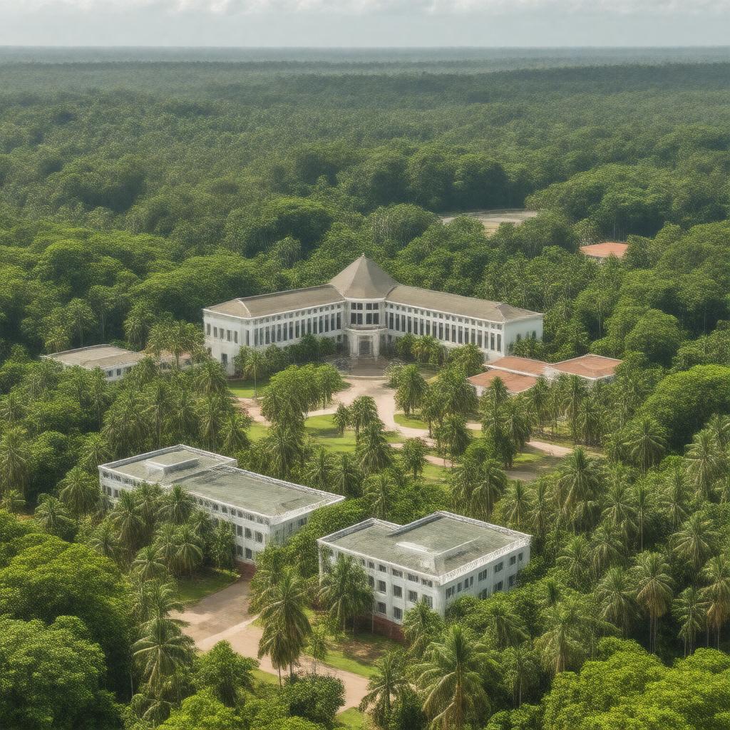 AI-created image of University of Guyana