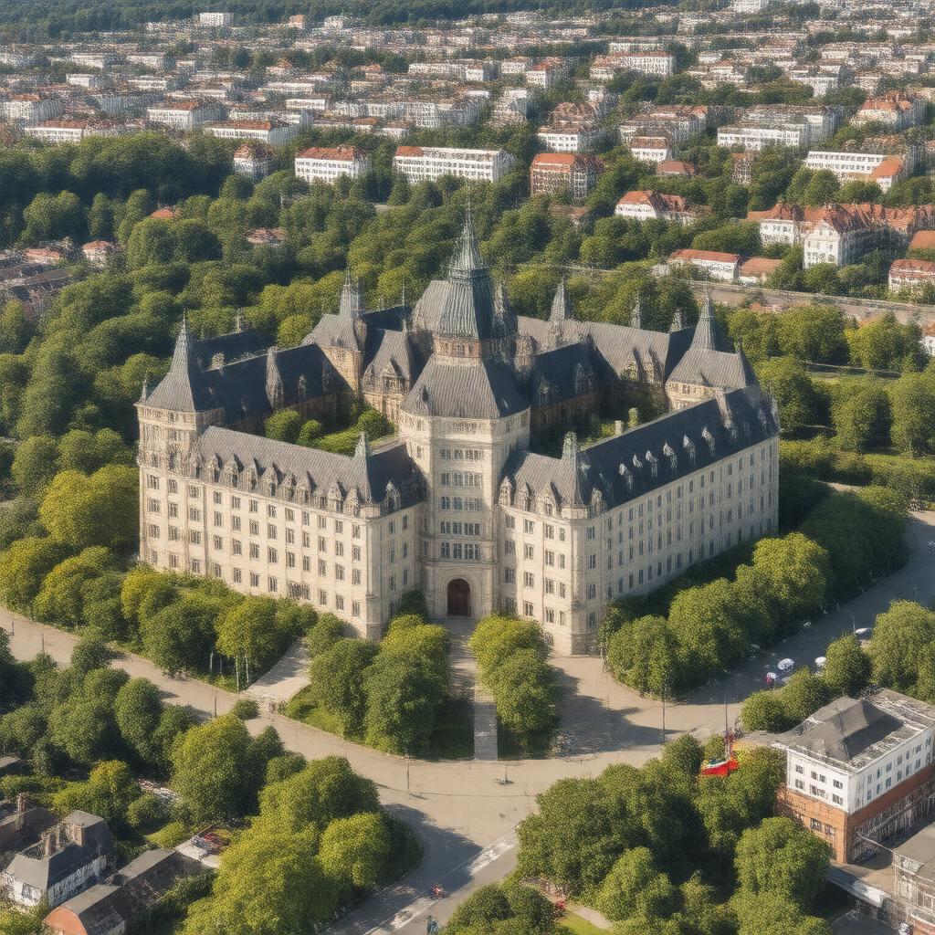 AI-created image of University of Hamburg
