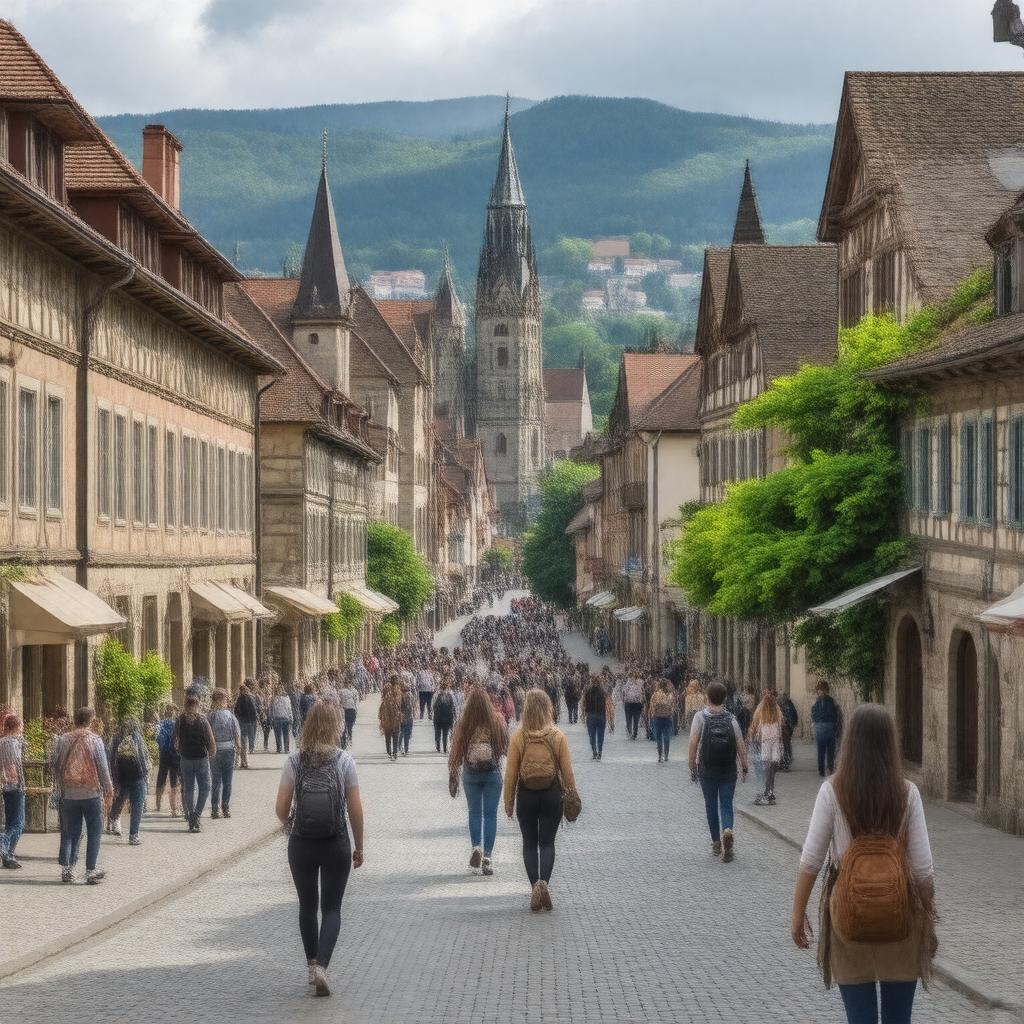AI-created image of University of Heidelberg