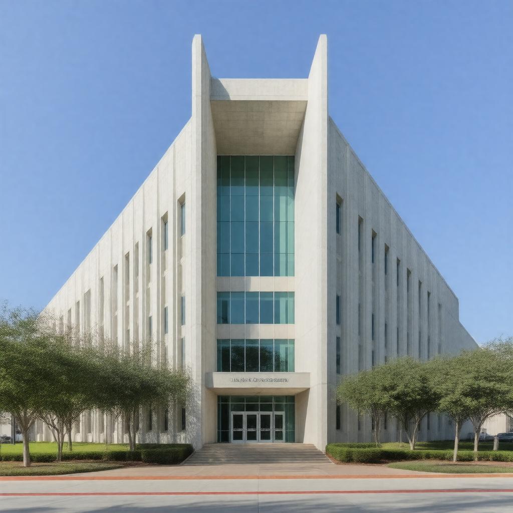 AI-created image of University of Houston Law Center