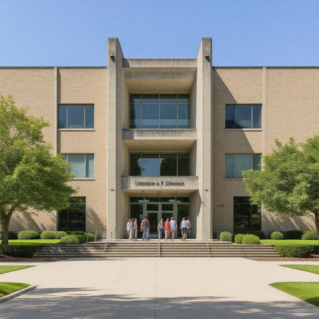 AI-created image of University of Illinois College of Law