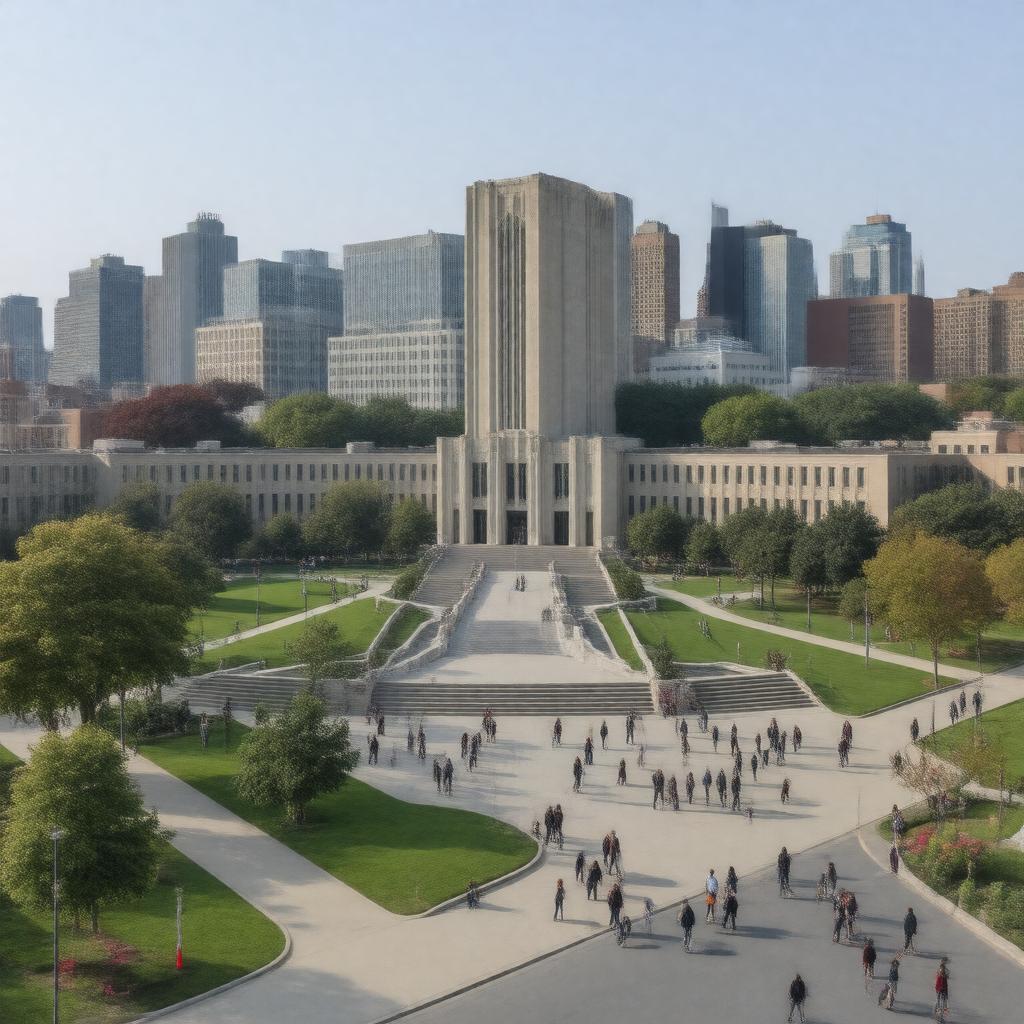AI-created image of University of Illinois at Chicago