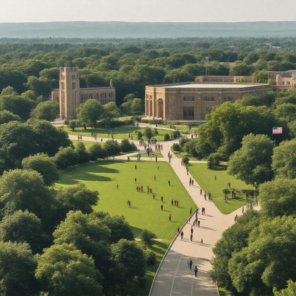 AI-created image of University of Illinois at Urbana-Champaign
