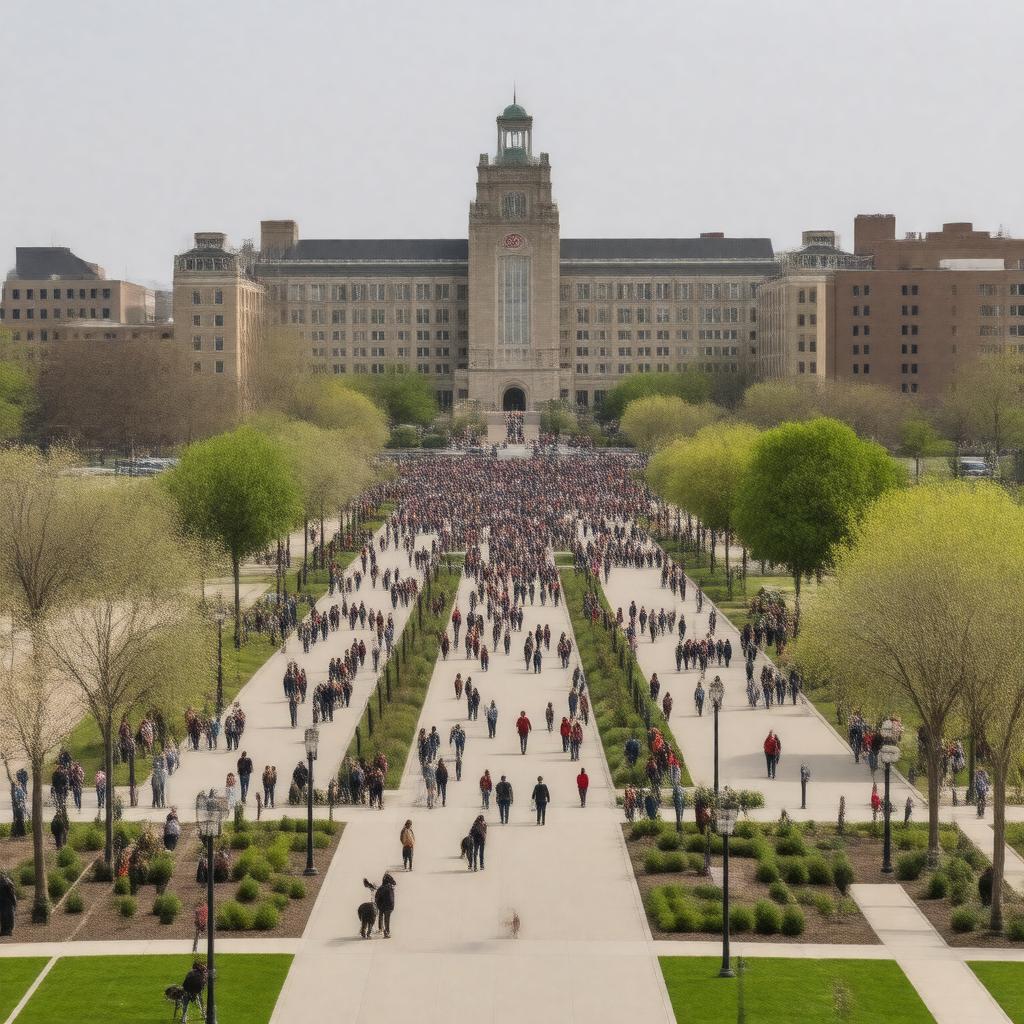 Click to view larger image AI-created image of University of Indianapolis