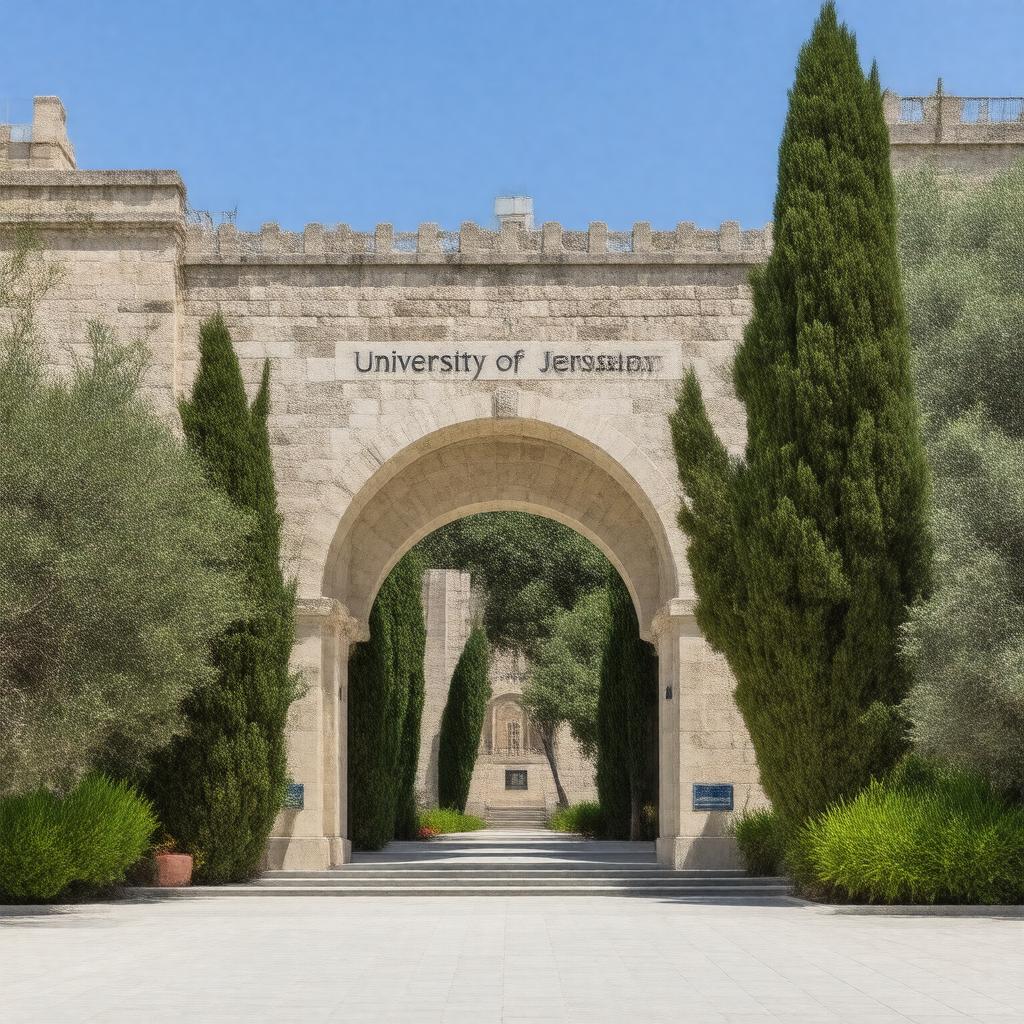 Click to view larger image AI-created image of University of Jerusalem