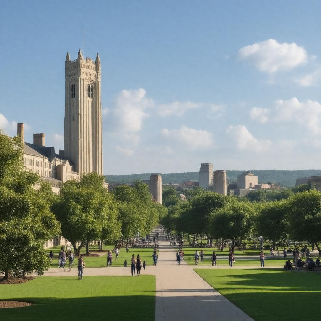AI-created image of University of Kansas