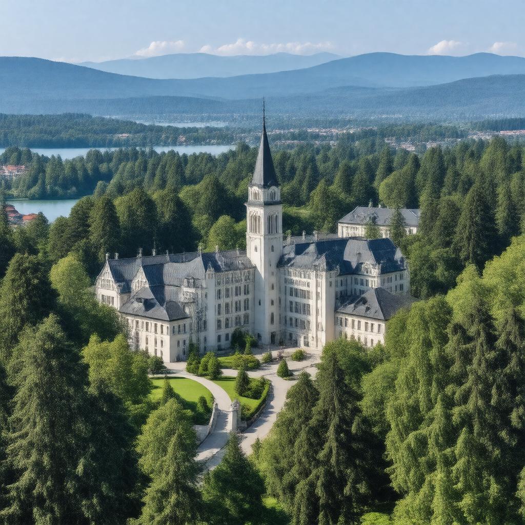 AI-created image of University of Lausanne